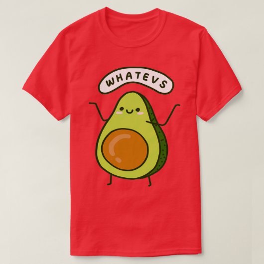 アボカド Tシャツ (デザイン正面)