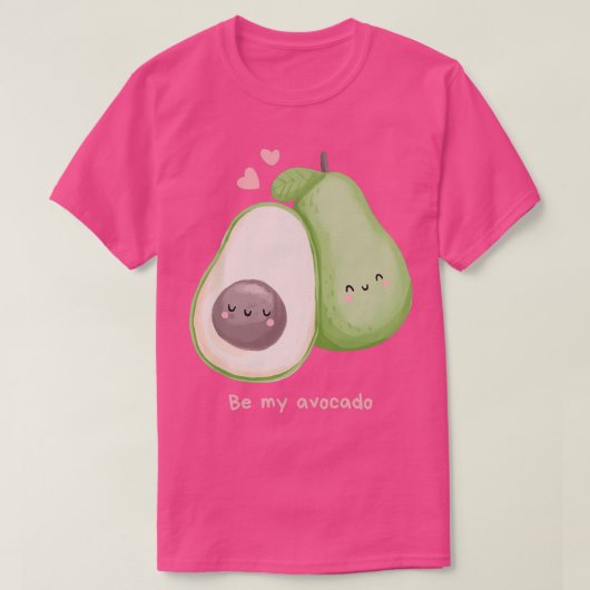 アボカド Tシャツ (デザイン正面)