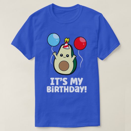 アボカドItx27sマイ誕生日アボカド誕生日 Tシャツ (デザイン正面)