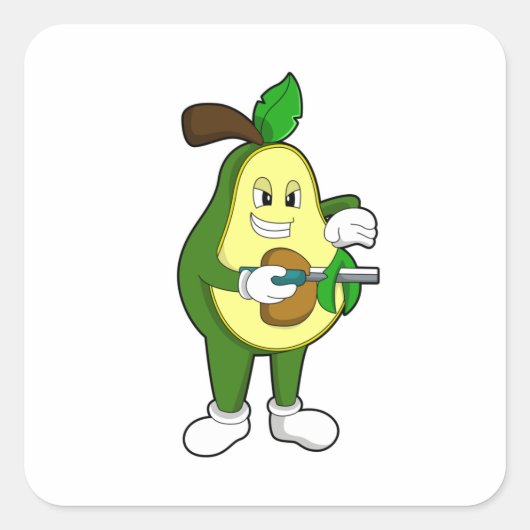 アボカドRazorで美容師 スクエアシール (正面)