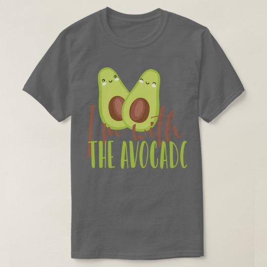 アボカドt 2とim tシャツ (デザイン正面)