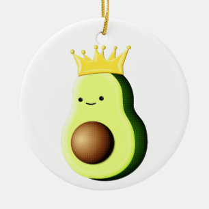 アボカドThe King Of All Fruits T-Shirts セラミックオーナメント