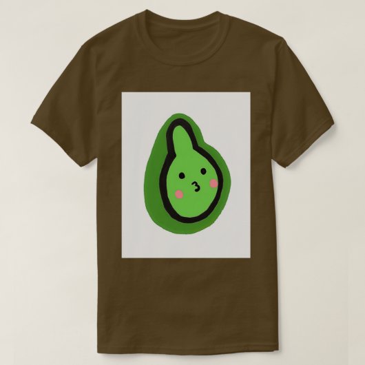 アボカドver2 tシャツ (デザイン正面)