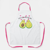 アボカド'You Complete Me'エプロン – Baker おもしろい Gift エプロン (正面)