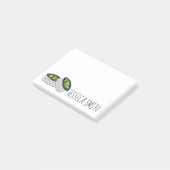 アボカパーソナライズされたドすし転が食日本の品 ポストイット (アングル)