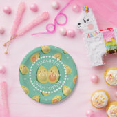 アボカモダンドお洒落スの可愛いウェディングパーティー ペーパープレート (パーティー)