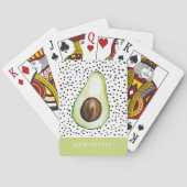 アボカモダンドのグパーソナライズされたリーン名 トランプ (裏面)