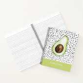 アボカモダンドのグパーソナライズされたリーン名 ノートブック (内部)