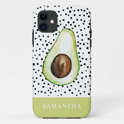 アボカモダンドのグパーソナライズされたリーン名 Case-Mate iPhoneケース (裏面)