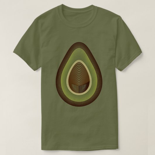 アボカモダンド Tシャツ (デザイン正面)