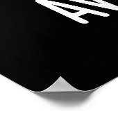 アボカユーおもしろいアボクールカドプンダークBG ポスター (角)