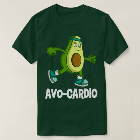 アボカーディオおもしろいベジオーバーランニングズ Tシャツ (デザイン正面)