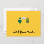 アボカ熱狂するドの衣服 ポストカード (正面/裏面)