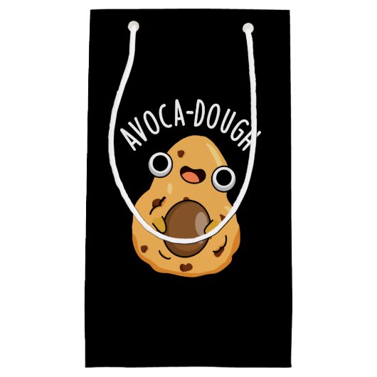 アボカ生地アボおもしろいカドプン スモールペーパーバッグ (正面)