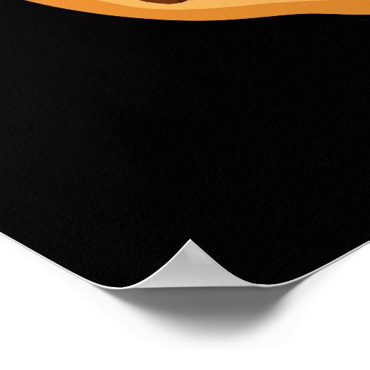 アボカ生地アボおもしろいカドプン ポスター (角)