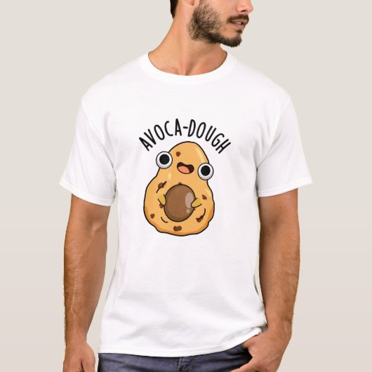 アボカ生地アボおもしろいカドプン Tシャツ (正面)