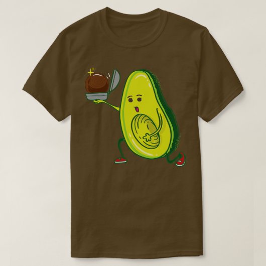 アボカ結婚ドのプロポーザル結婚部 Tシャツ (デザイン正面)
