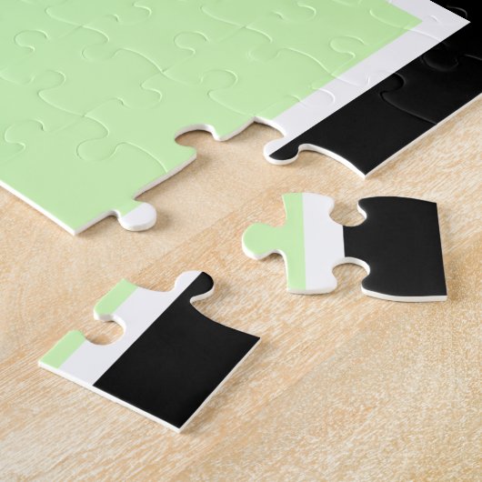 アボカ転がドわさび日本のすしディナー ジグソーパズル (側面)