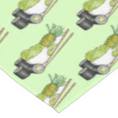 アボカ転がドわさび日本のすしディナー テーブルクロス (アングル)