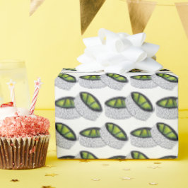 アボカ転がド日本のレストランすし食グルメ ラッピングペーパー