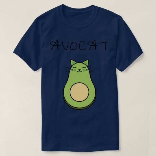 アボカ Tシャツ (デザイン正面)