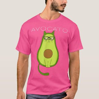 アボガトおもしろい猫好きギフトAVOGATO Tシャツ