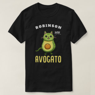 アボガト・イホラ!キャッツィラキャッパーソナライズされたおもしろいト Tシャツ