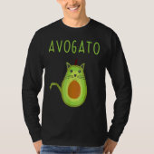 アボガトCinco De Mayo Cinco De Meow Cat Avocado 3 Tシャツ (正面)