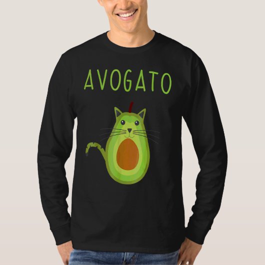 アボガトCinco De Mayo Cinco De Meow Cat Avocado 3 Tシャツ (正面)