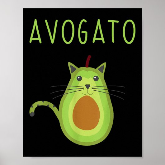 アボガトCinco De Mayo Gift Cinco De Meow Catアボカ ポスター (正面)