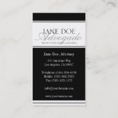 アボガドアドヴォガド 名刺 (裏面)