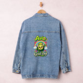 アボグレイトデイ かわいい寿司 デニムジャケット (ハンガー)