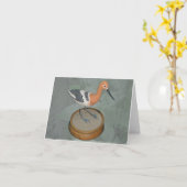 アボケウッドカービングノートカード カード (黄色い花)