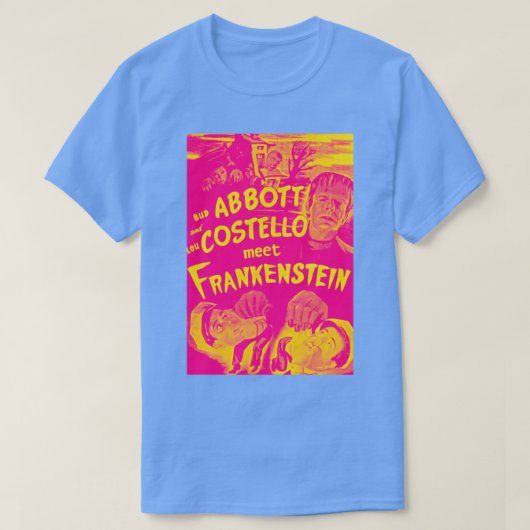 アボットとコステロミートピンクの変種 Tシャツ (デザイン正面)