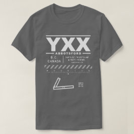 アボット国際的フォード空港YXX Tシャツ