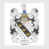 アボット家紋 シール (シート)