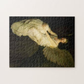 アボット・セイヤーによる岩の翼のある姿 ジグソーパズル (横)