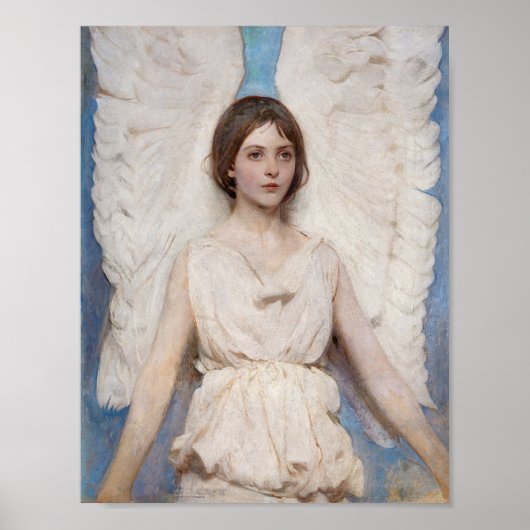 アボット・ハンダーソン・セイヤーによる絵画「天使 (1887)」 ポスター (正面)