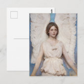 アボット・ハンダーソン・セイヤーによる絵画「天使 (1887)」 ポストカード (正面/裏面)