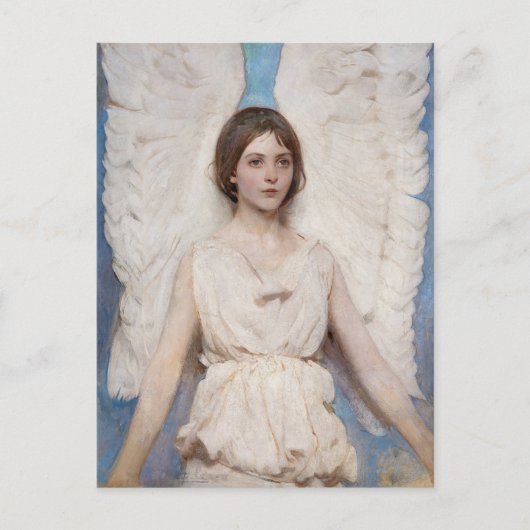 アボット・ハンダーソン・セイヤーによる絵画「天使 (1887)」 ポストカード (正面)