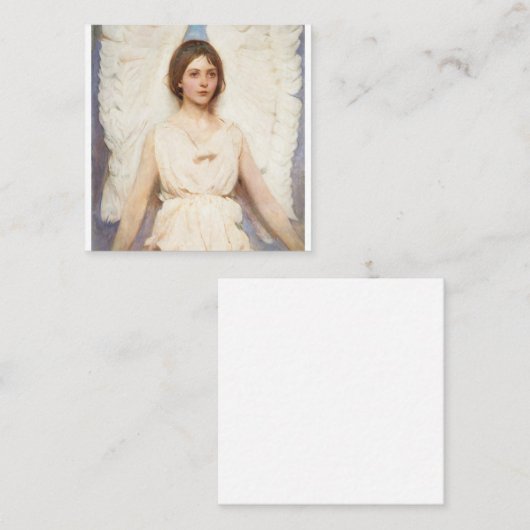 アボット・ハンダーソン・セイヤーエンジェル1921 スクエア名刺 (正面/裏面)