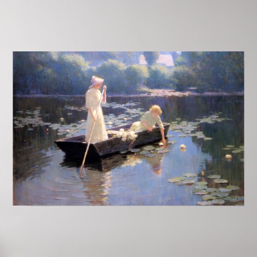 アボット・フラー・グレイヴズによる Pond Lilies ポスター (正面)