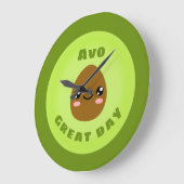 アボデ素晴らしイ ラージ壁時計 (傾斜)