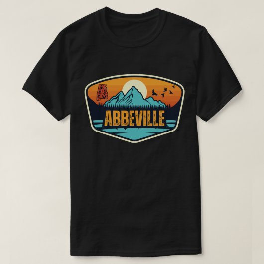 アボビル(アラバマ州)Tシャツ Tシャツ (デザイン正面)