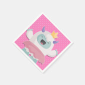 アボミナブルスノープリンセスイェティへ祝女の子 スタンダードカクテルナプキン (角)