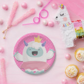 アボミナブルスノープリンセスイェティへ祝女の子 ペーパープレート (パーティー)