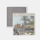 アボメフランスのイに入る国旗 マグネット (正面/裏面)