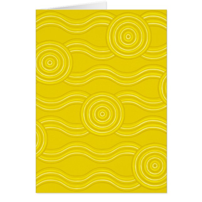 アボリジナルなアートのガラガラ (正面)