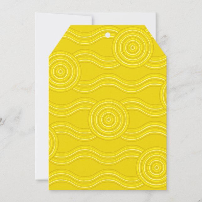 アボリジナルなアートのガラガラ (正面)