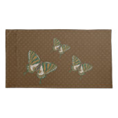 アボリジナルアゲハチョウピラローケース 枕カバー (裏面)